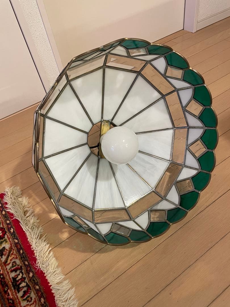 ヴィンテージ　シーリングライト ステンドグラス　天井照明　レトロ　アンティーク