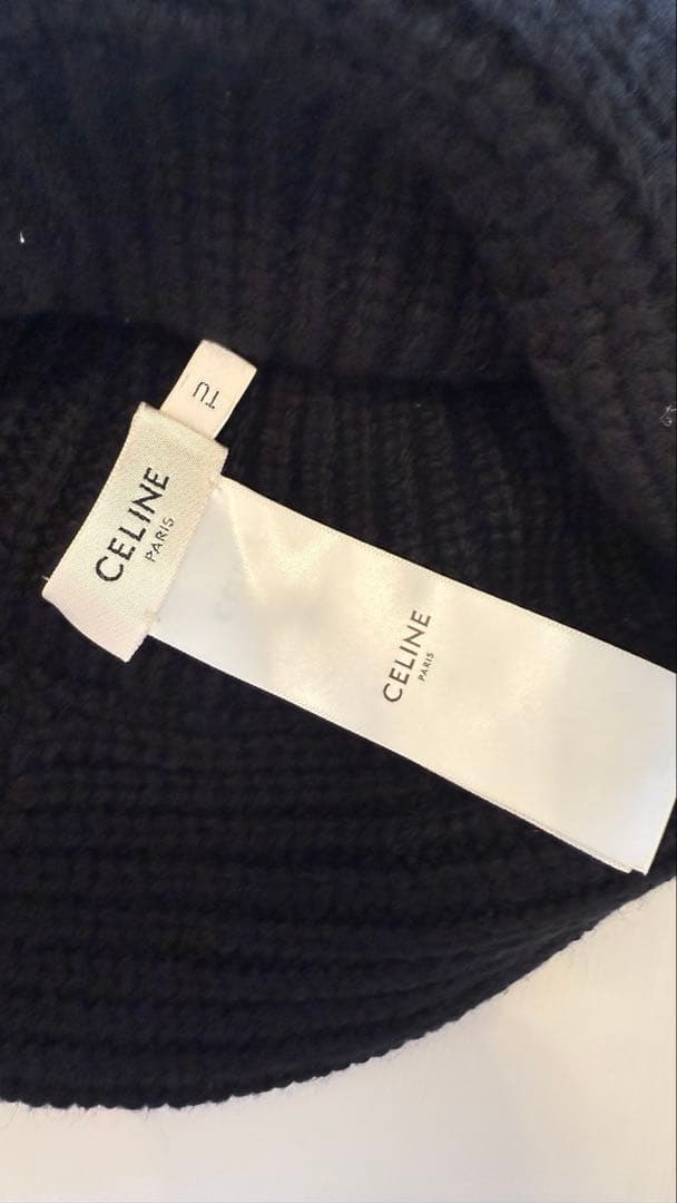 正規品CELINE クロシェハット ビーニー ニット帽 バケットハット バケハ
