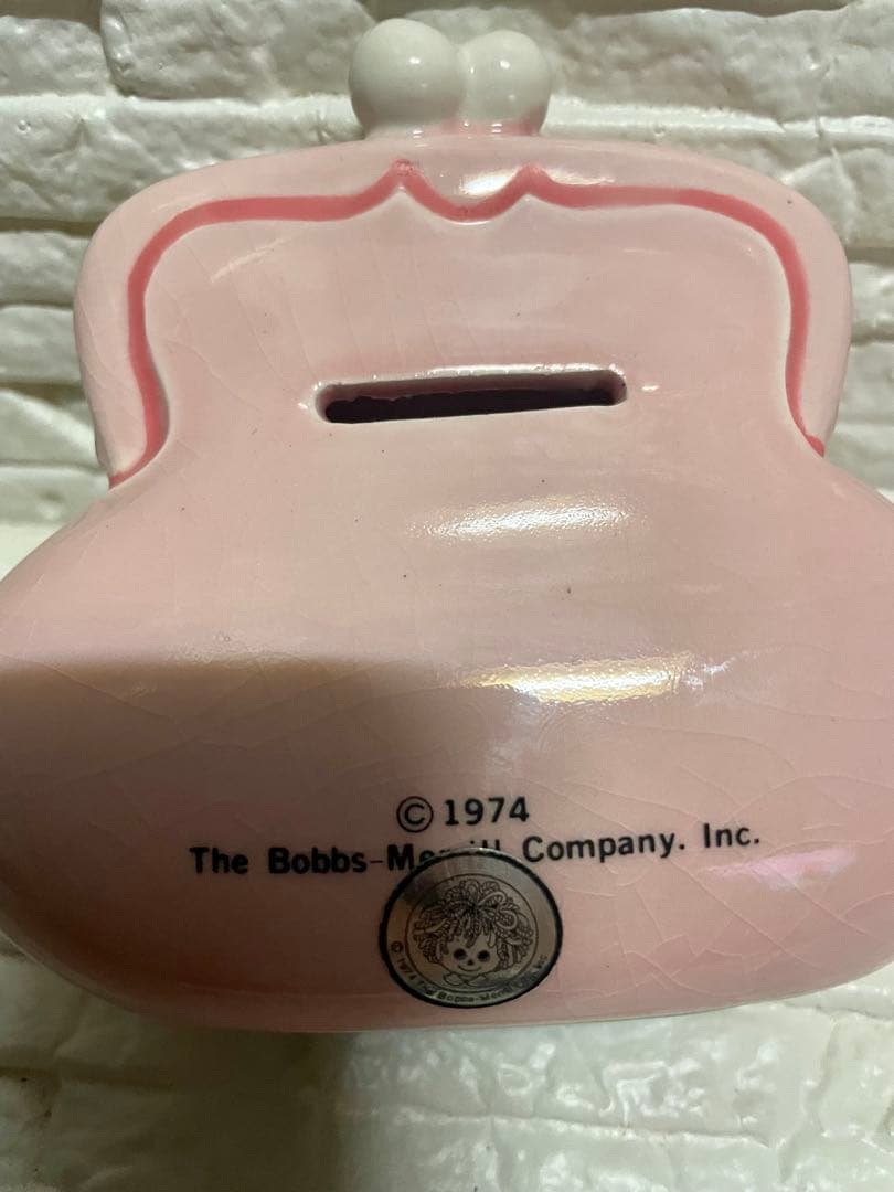 レア　希少品　RAGGEDY ANN &ANDY 1974年　貯金箱　美品