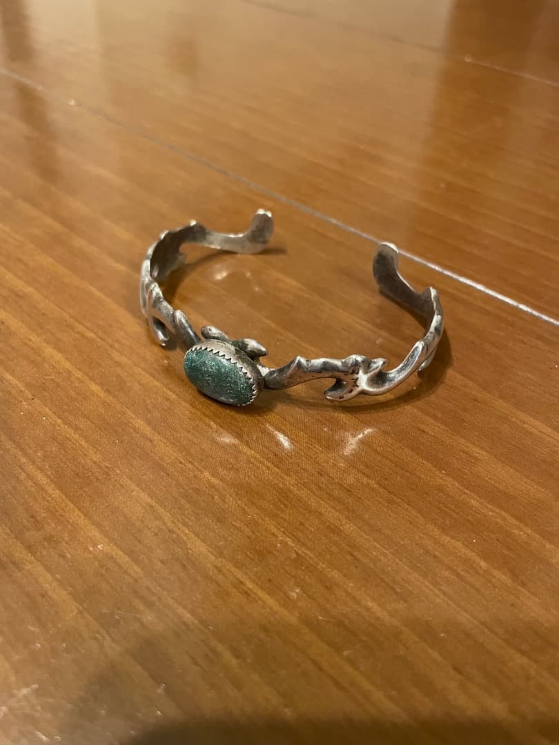 ナバホ　ターコイズ バングル Navajo sterling silver925
