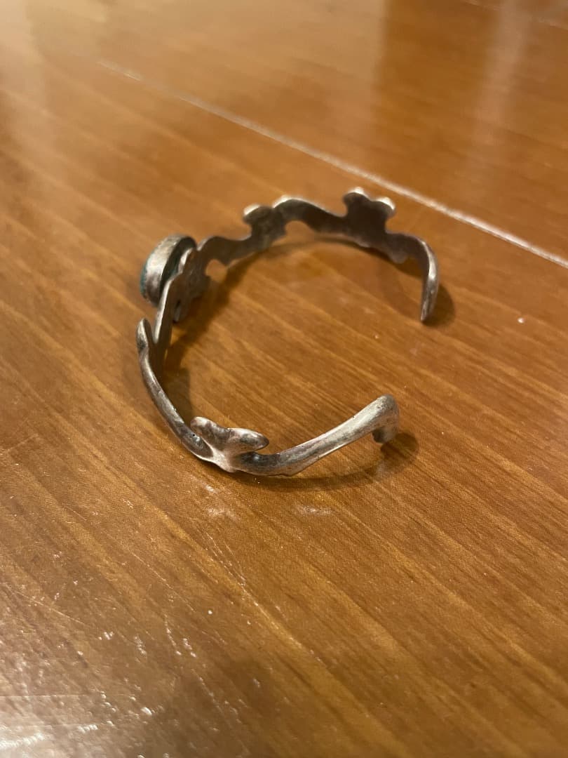 ナバホ　ターコイズ バングル Navajo sterling silver925