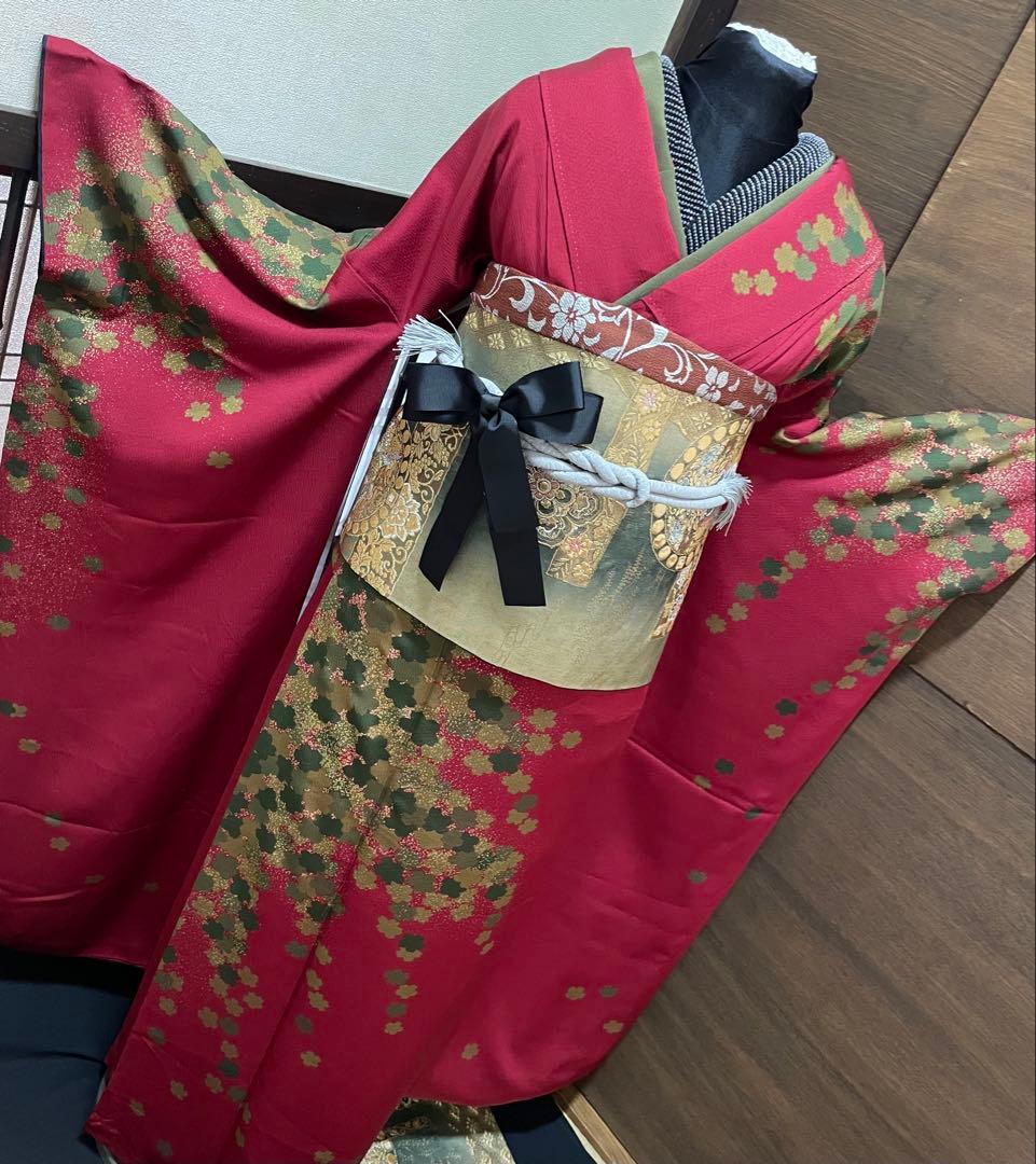 振袖フルセット6点サイズM〜L正絹西陣袋帯売り切り終了
