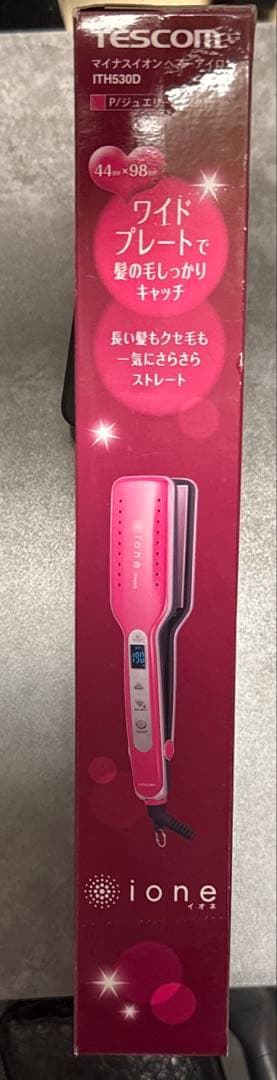 ヘアーアイロン ストレートアイロン TESCOM. マイナスイオンITH530D