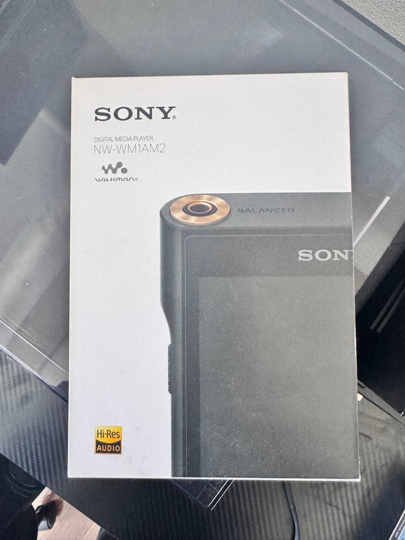 SONY NW-WM1AM2 と純正レザーケース