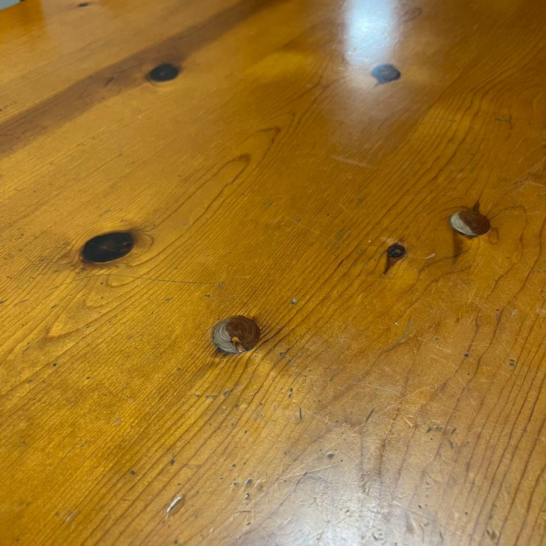 【本日に限りこちらの価格です】天然木パイン材ダイニングテーブルセット(6人用)