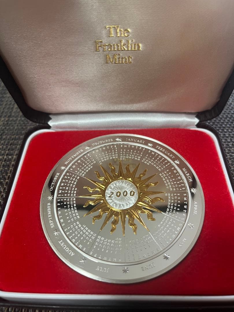フランクリンミント　カレンダーメダル　2000 シルバー