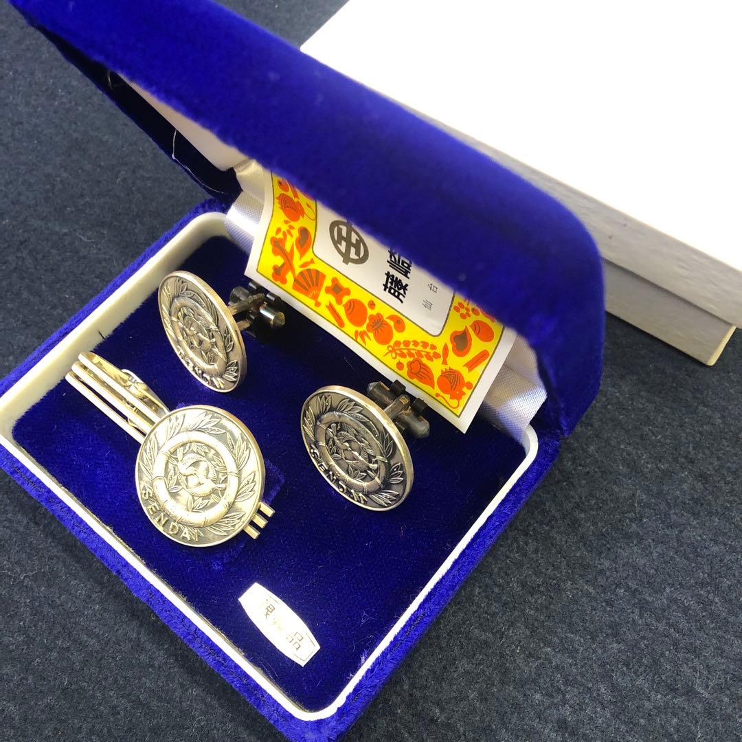 希少ネクタイピン多数　国体　鉄道　駅伝　カフスセット　ケース付き　おまとめセット