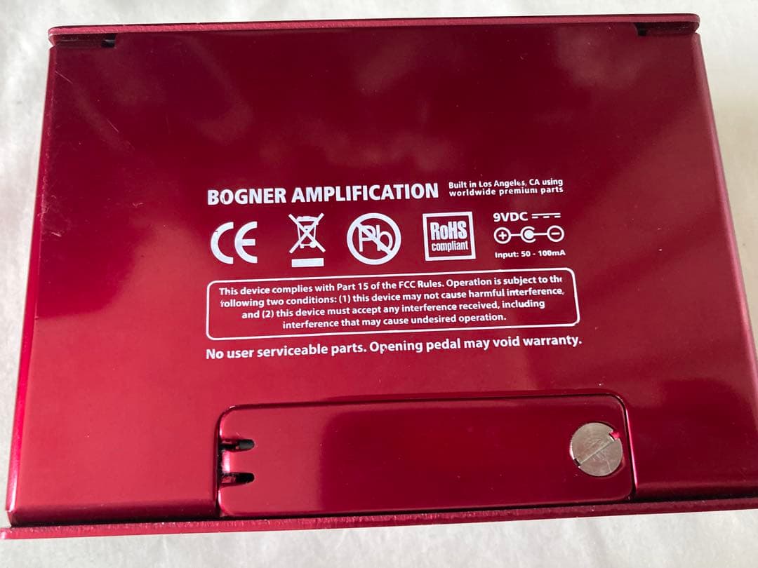 ギター bogner Ecstasy Red
