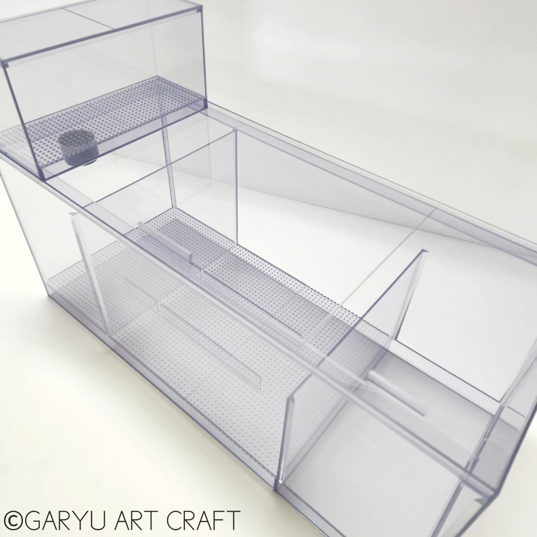 ❆新春SALE❆3層式濾過槽□700×300×300h□オーバーフロー水槽用□