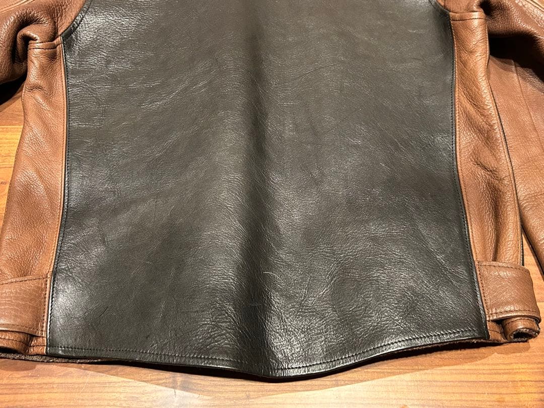 Heller's cafe ヘラーズカフェ モーターサイクルジャケット　38