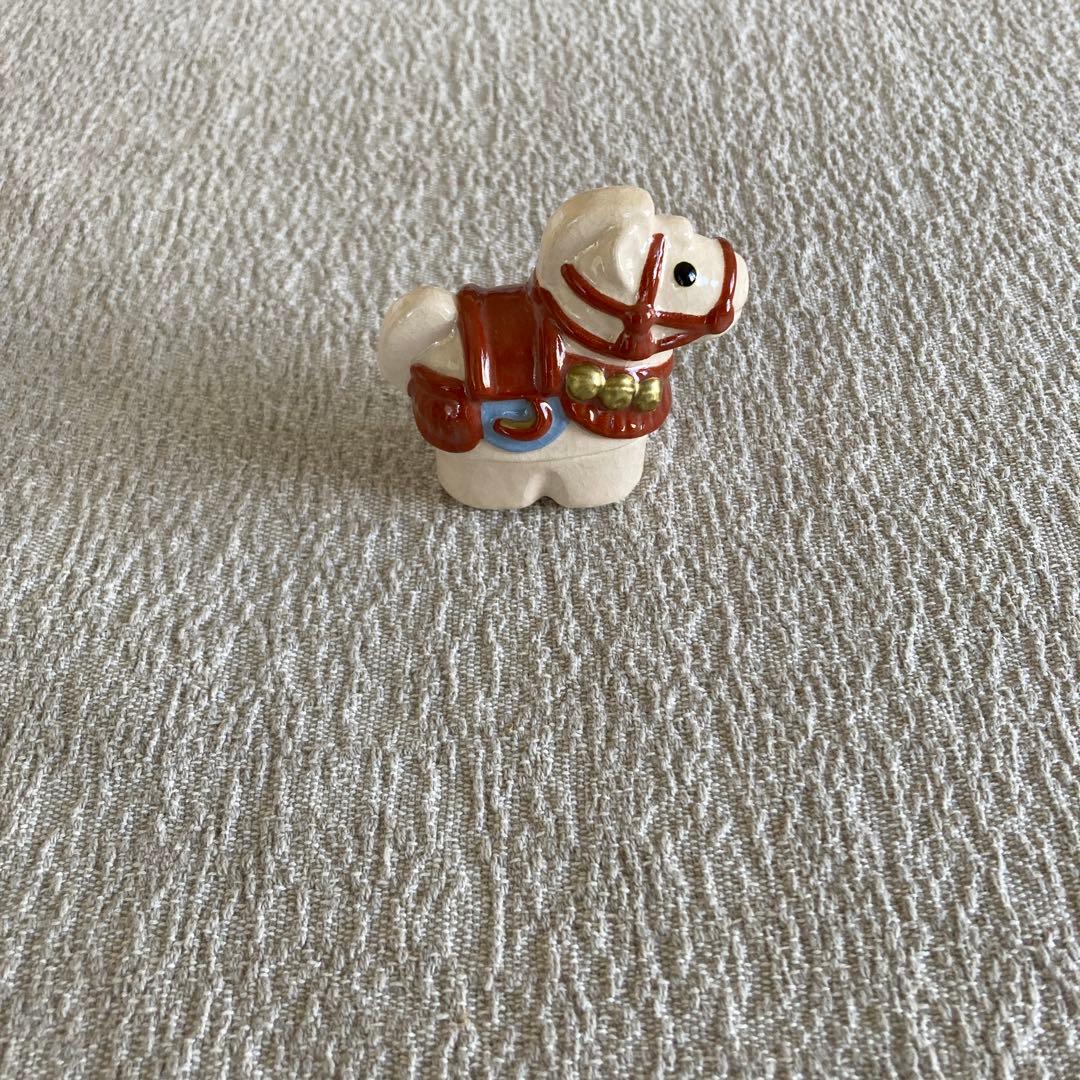 伊東桂楽　馬香合　福馬　桂窯　茶道具