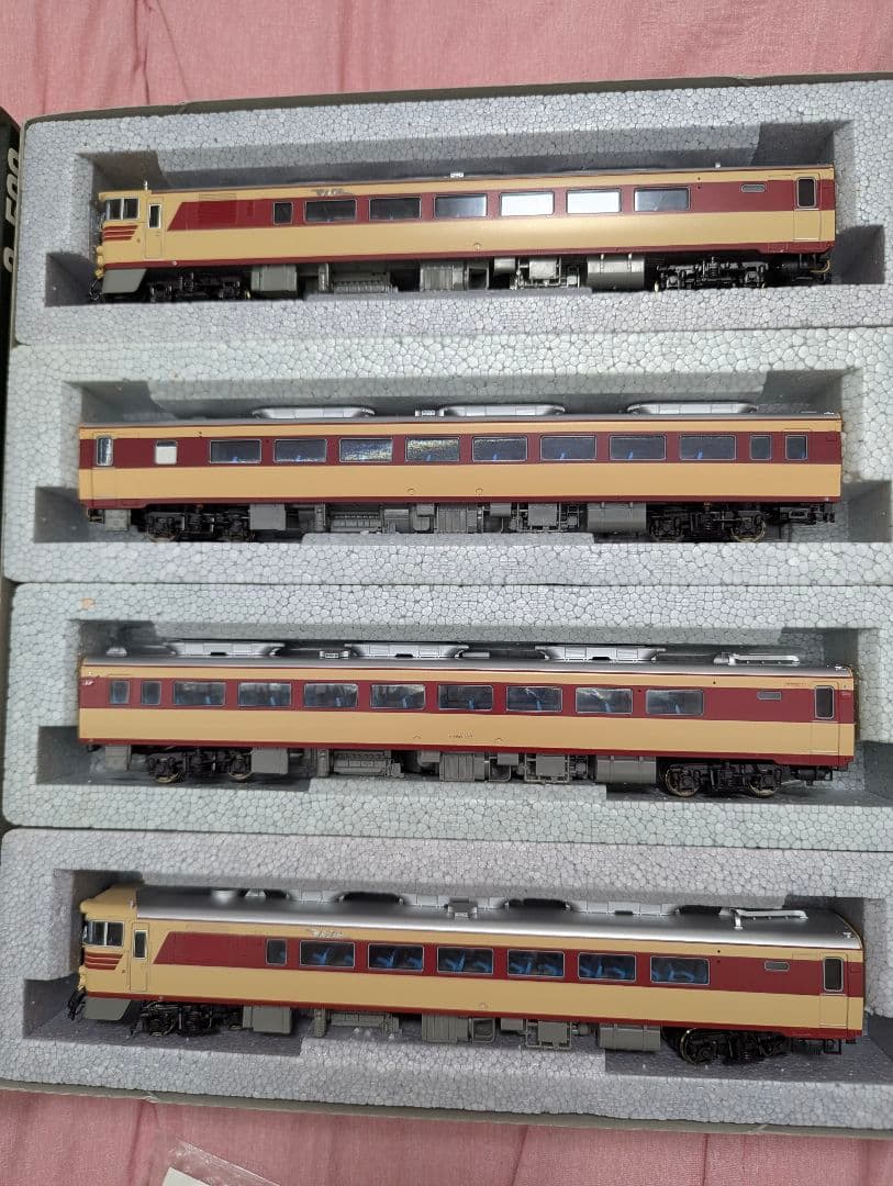 KATO　キハ８２系 ４両基本セット HOゲージ　【3-509】　パーツ取付済み