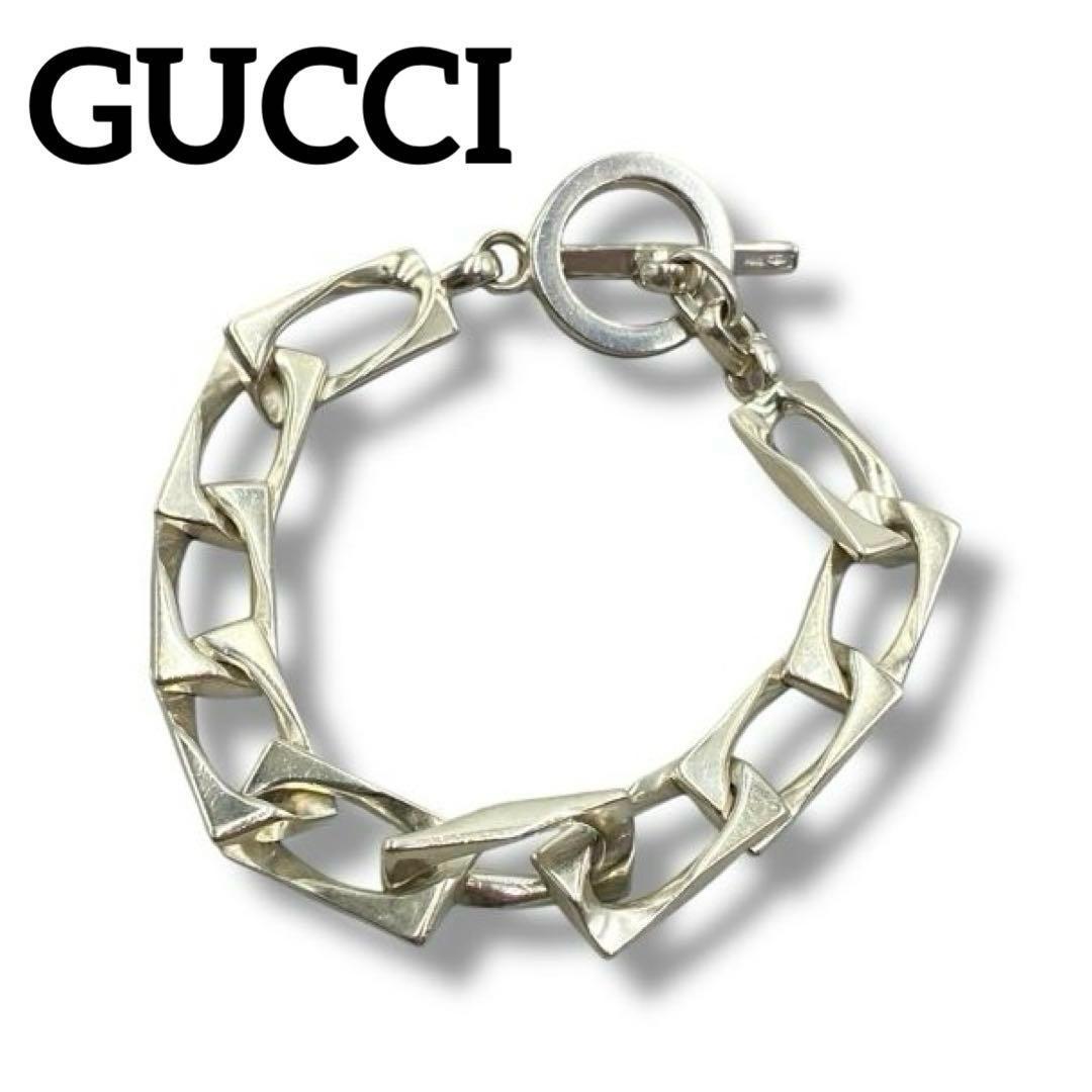 美品 グッチ フィガロ フラットリンクブレス トムフォード期 ヴィンテージ