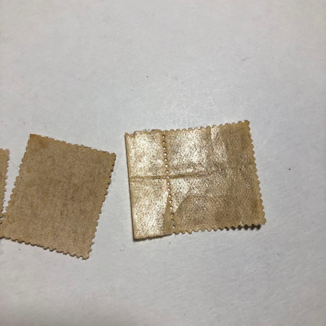 12587 旧大正毛紙切手セット 6, 8, 20, 50 SEN