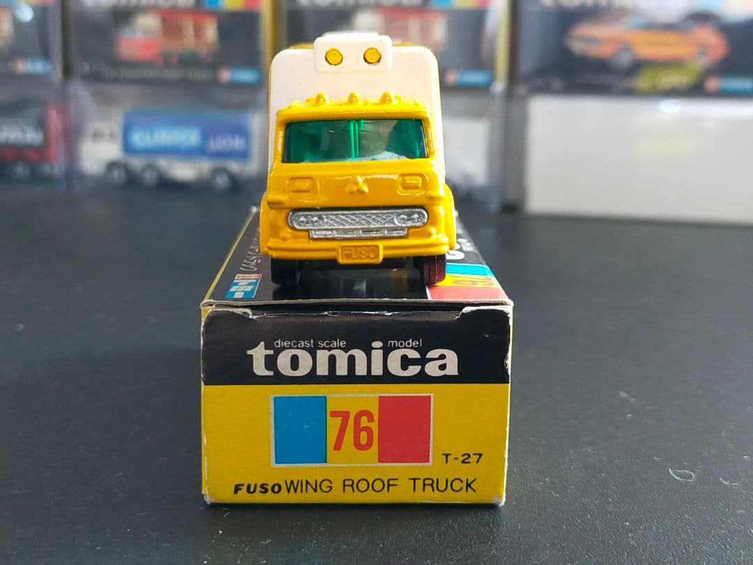試作品 配布品 ウィング ルーフ トラック DUNLOP 日本製 黒箱 トミカ