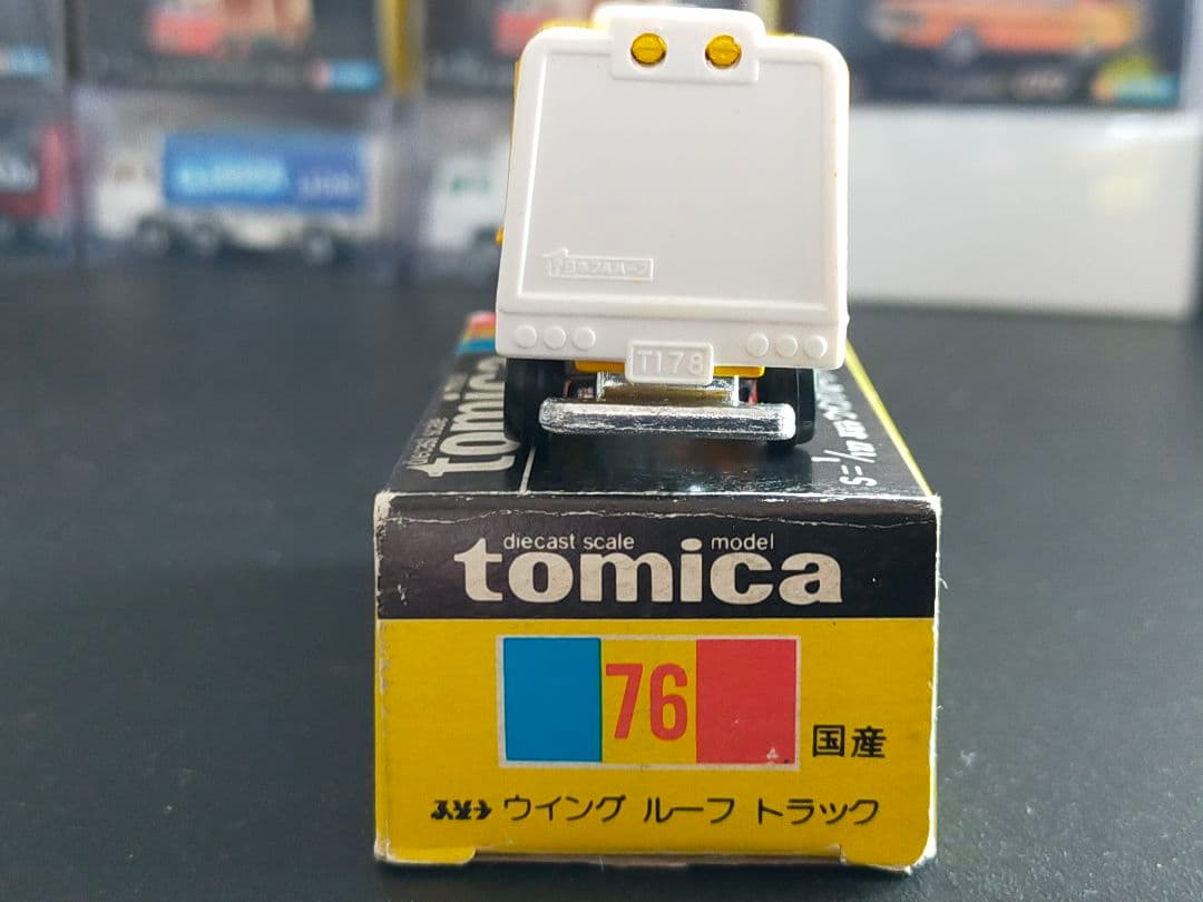 試作品 配布品 ウィング ルーフ トラック DUNLOP 日本製 黒箱 トミカ