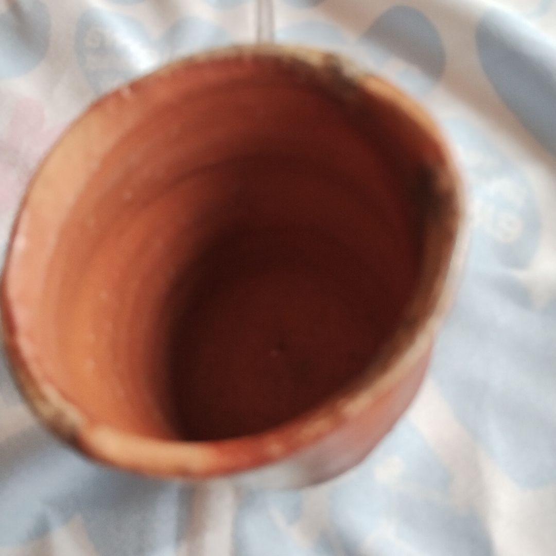 藤岡周平【師：谷本光生】〇伊賀湯呑〇共箱・布（サインあり）