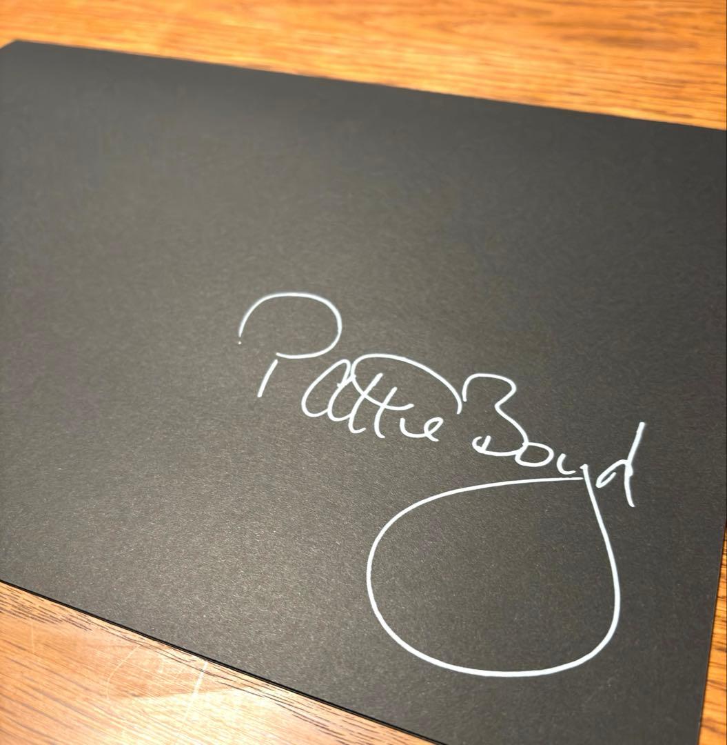 Pattie Boid直筆サイン / パティ・ボイド