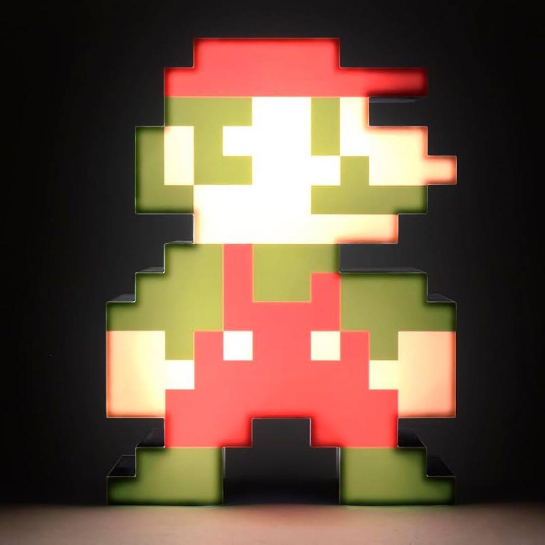 【海外限定】スーパーマリオ ドット絵ライト 【Paladone】
