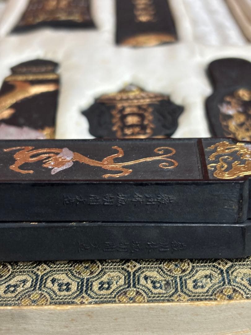 中国美術 八宝奇珍古墨 中国墨 固形墨 書道具