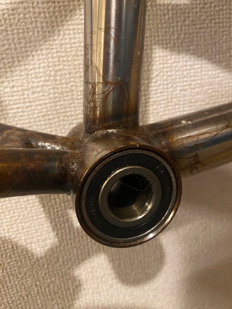 BMX 希少品 FBM Bike Co. BMXフレーム クリア クロモリレア