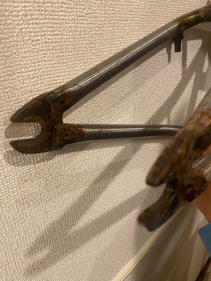 BMX 希少品 FBM Bike Co. BMXフレーム クリア クロモリレア