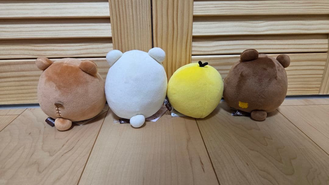 リラックマ　まんまるもーちもちぬいぐるみ　4体セット