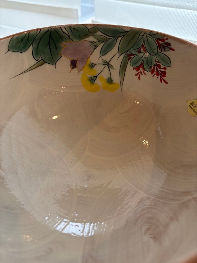 大鉢　陶葊　土渕善丕氐作　京焼・清水焼　色絵陶磁器