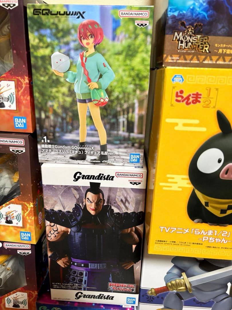 ドラゴンクエスト ガンダムスピーカー らんまルームライト他 フィギュア17点