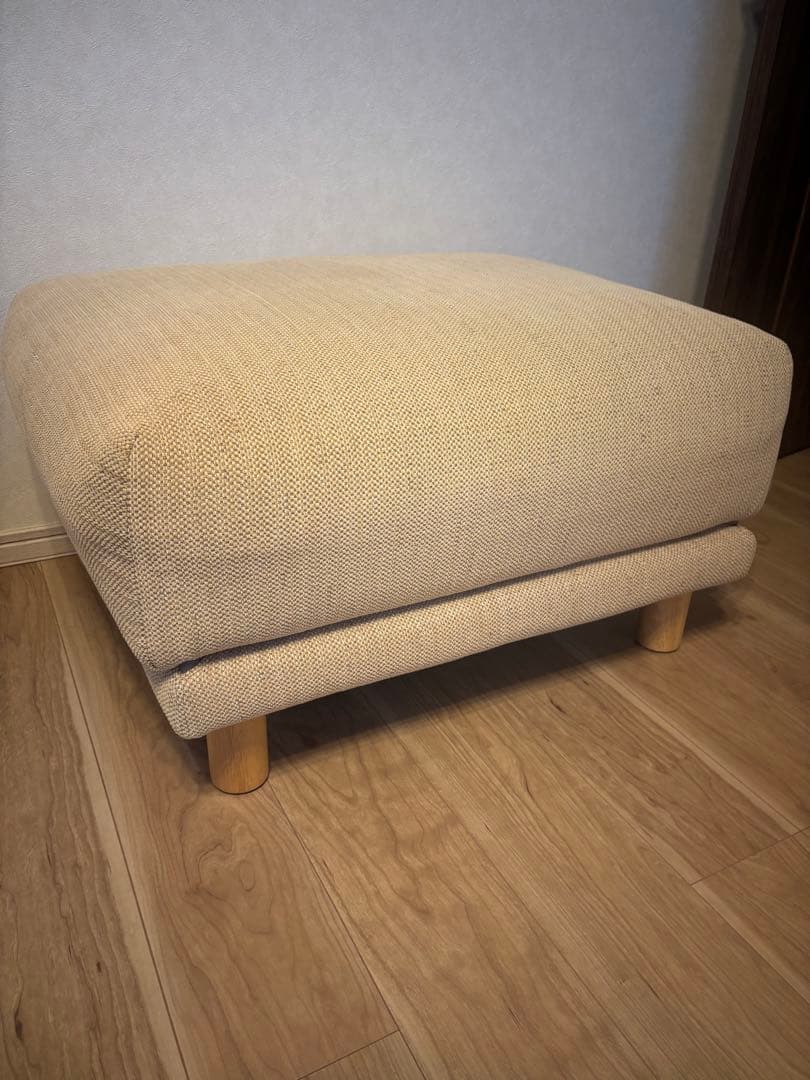 オットマン・フェザー・ポケットコイル幅８０×奥行６３×高さ３４ｃｍ