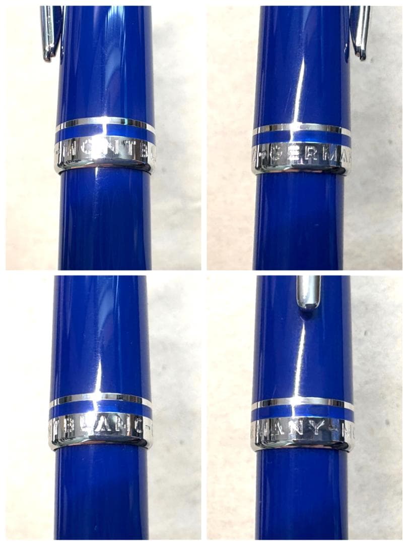 188.モンブラン　クルーズコレクション ブルー／プラチナ　希少　未使用品