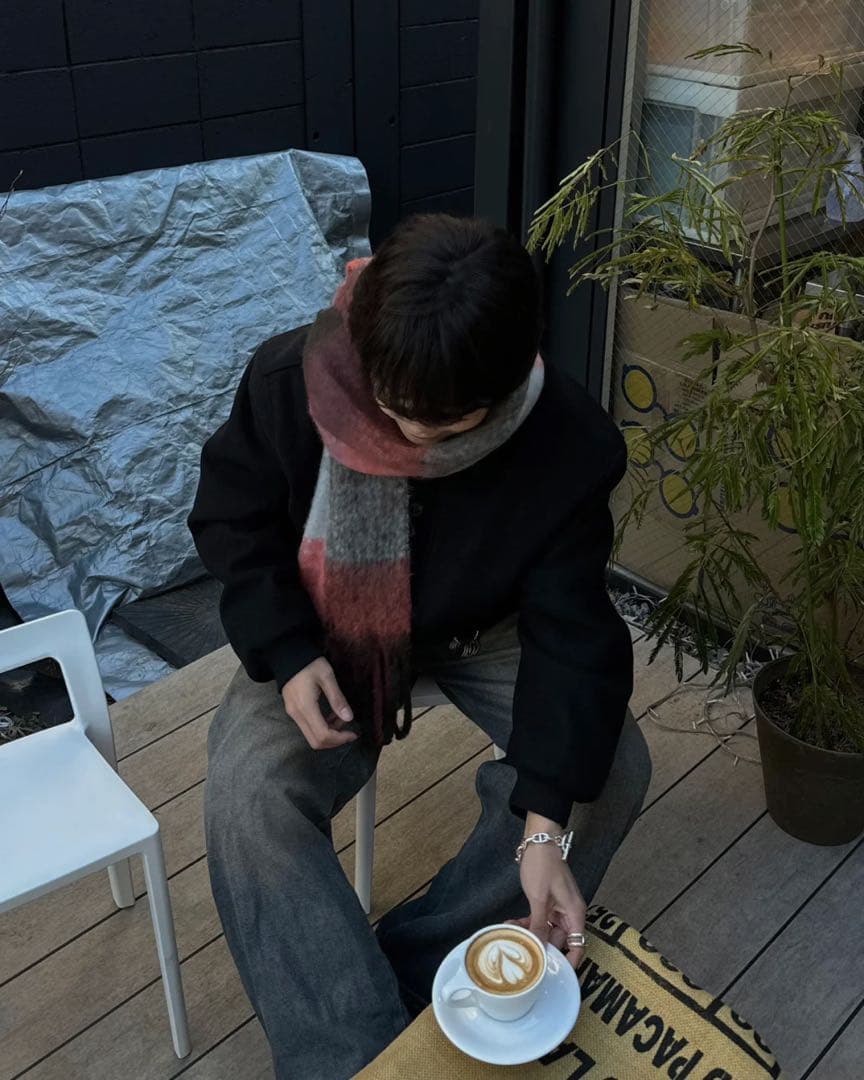 YOLO スタンドアップウールジャケット