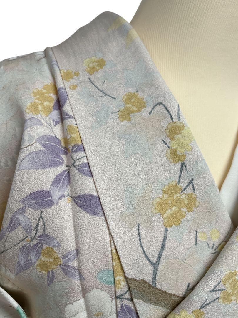 A30美品 訪問着 四季花付け下げ訪問着結婚式 披露宴 パーティー 結納 お茶会