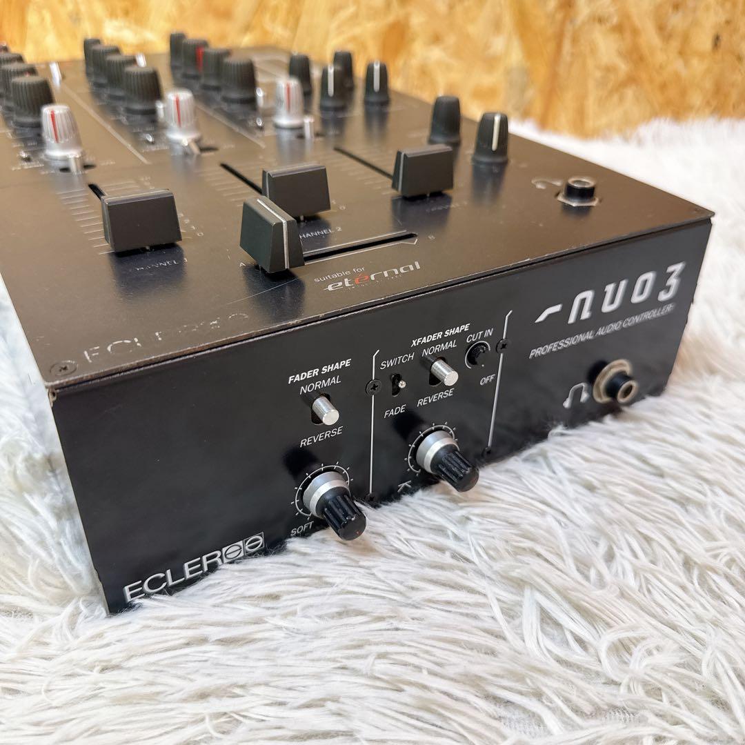 ECLER/エクラー nuo3 アナログ DJミキサー 高音質 3ch