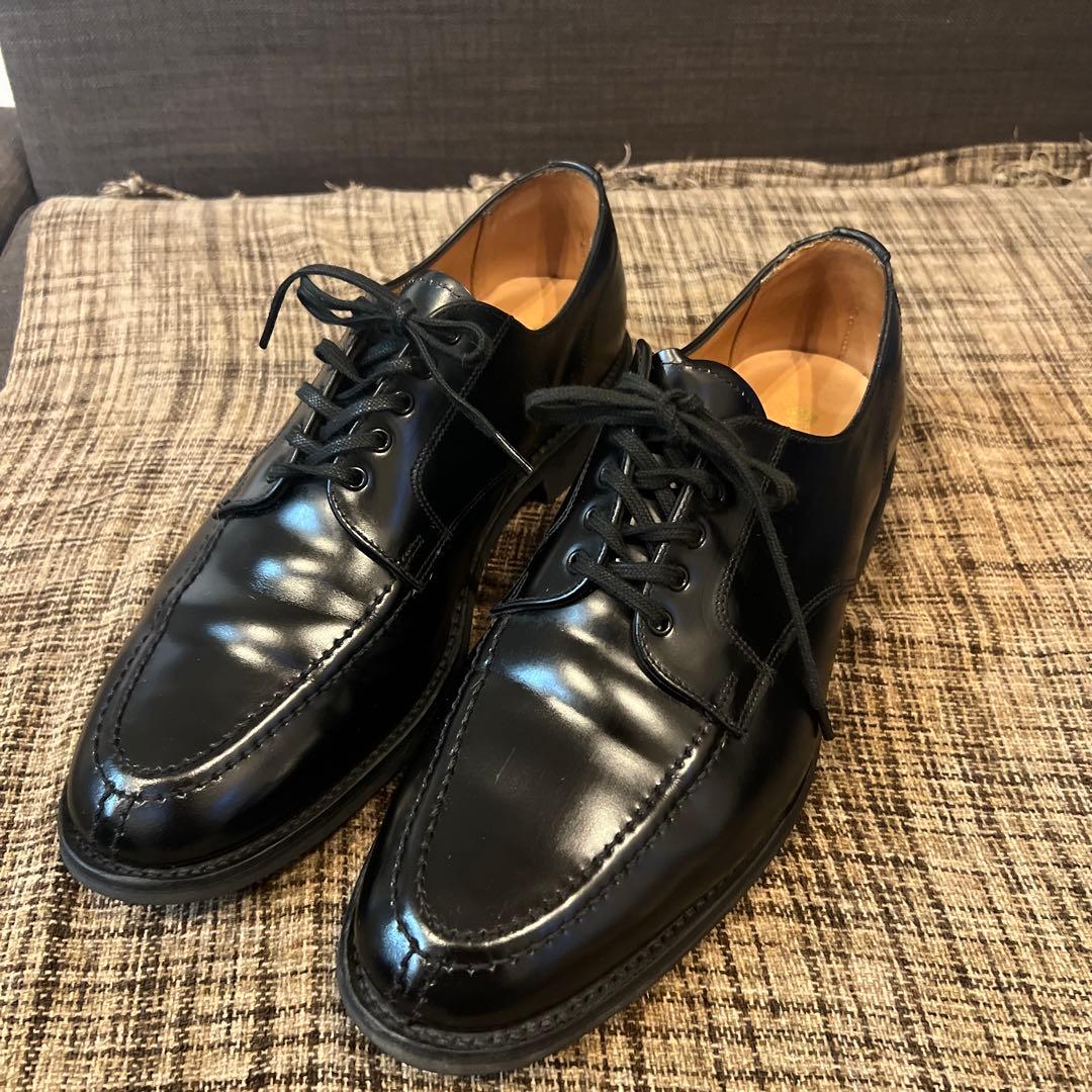 Sanders ブラック ドレスシューズ