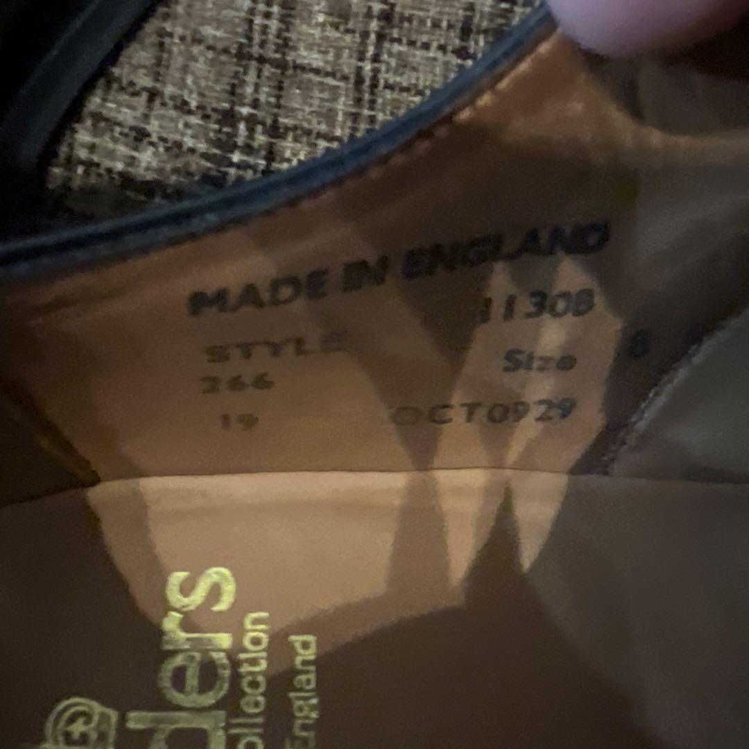 Sanders ブラック ドレスシューズ