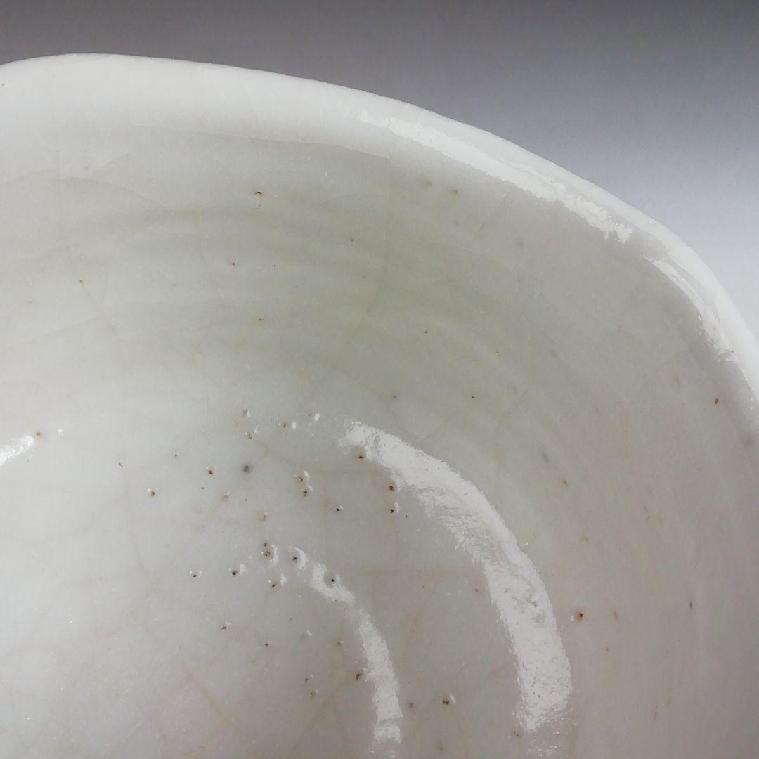 Ｓ９４７　茶碗　『白志野　火付　茶碗』『佐藤重 造』　共箱　抹茶碗　茶道具