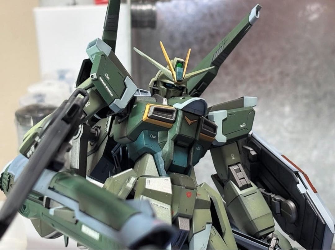 【完成品】MG ブラストインパルスspecⅡ レールガン装備