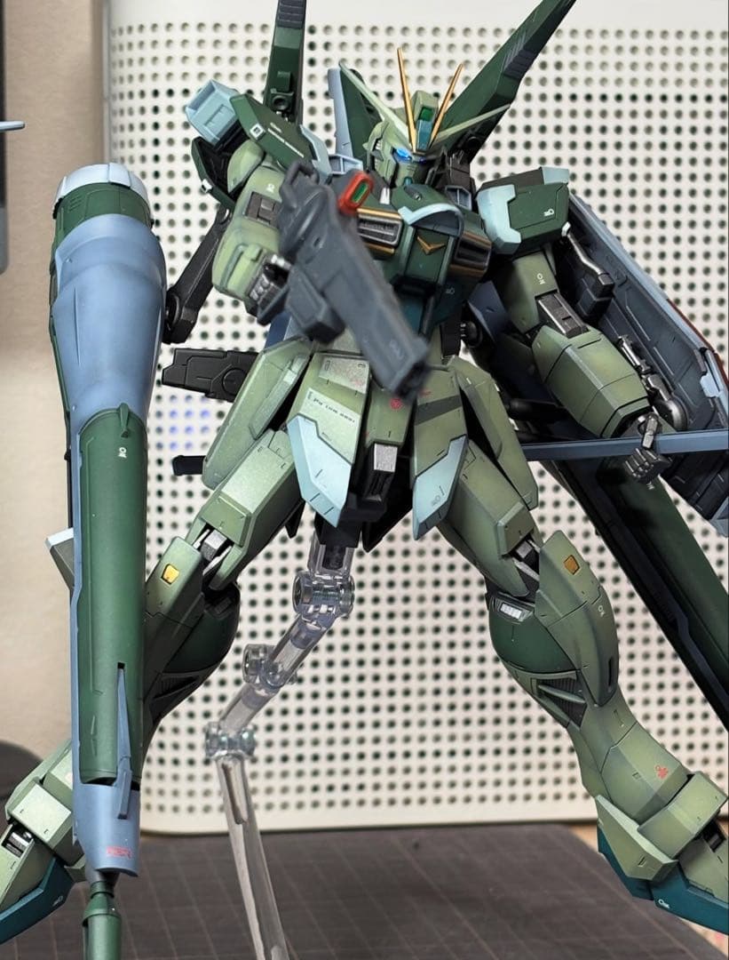 【完成品】MG ブラストインパルスspecⅡ レールガン装備