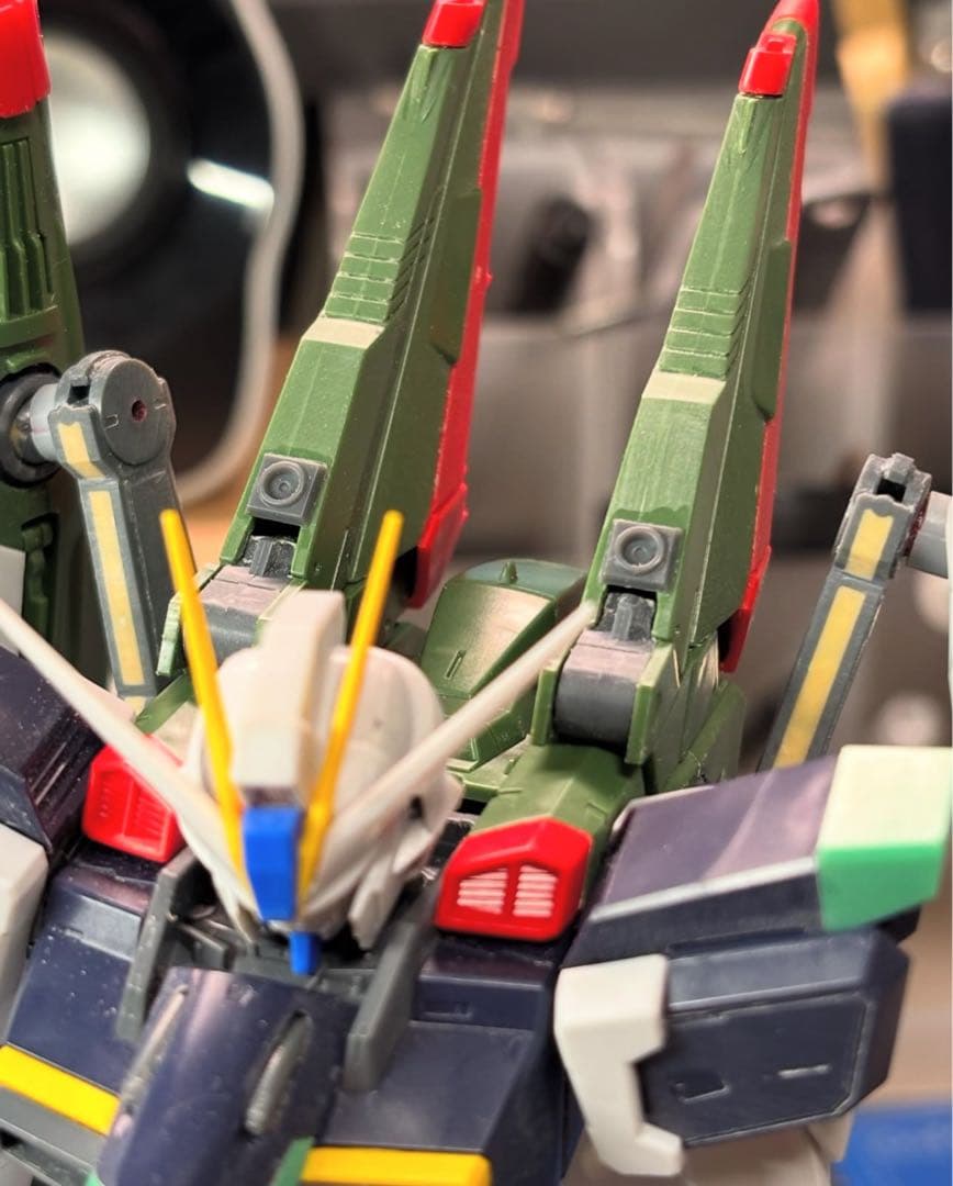 【完成品】MG ブラストインパルスspecⅡ レールガン装備