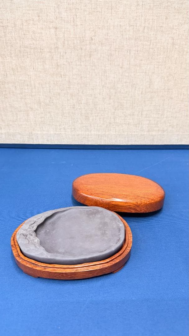 古雅墨色 石砚・手工仕上げ