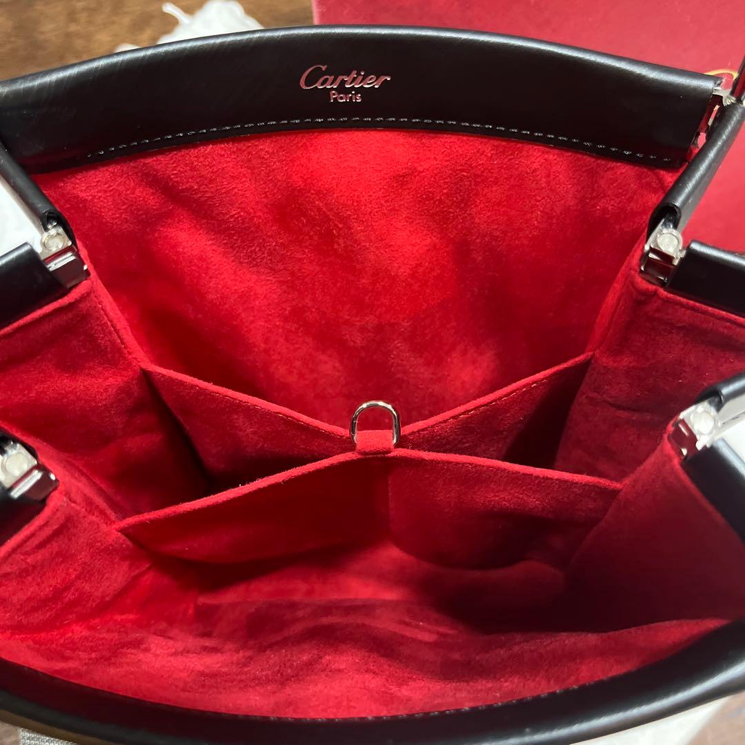【Cartier 】トリニティハンドバッグ　ブラック