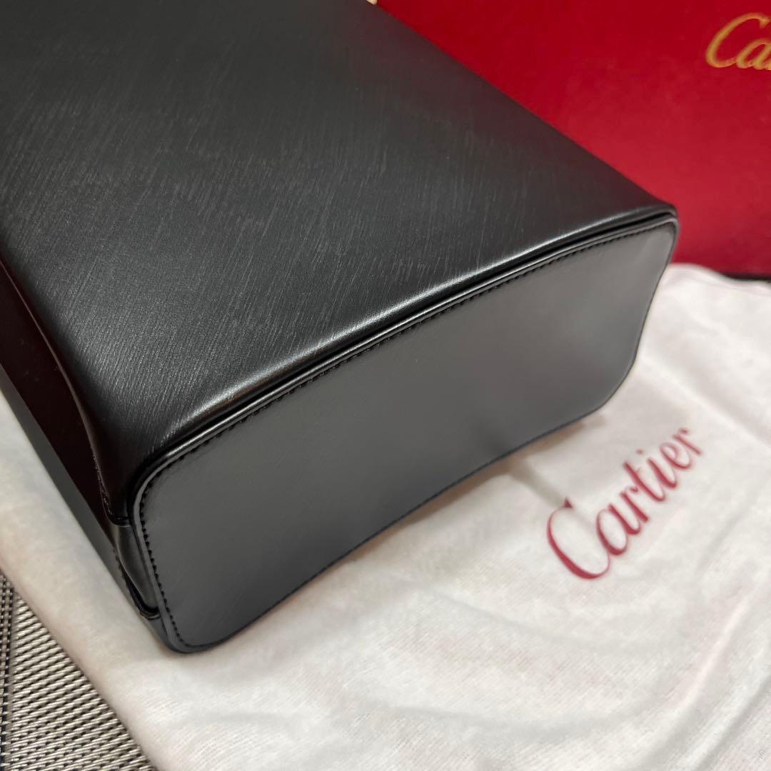 【Cartier 】トリニティハンドバッグ　ブラック