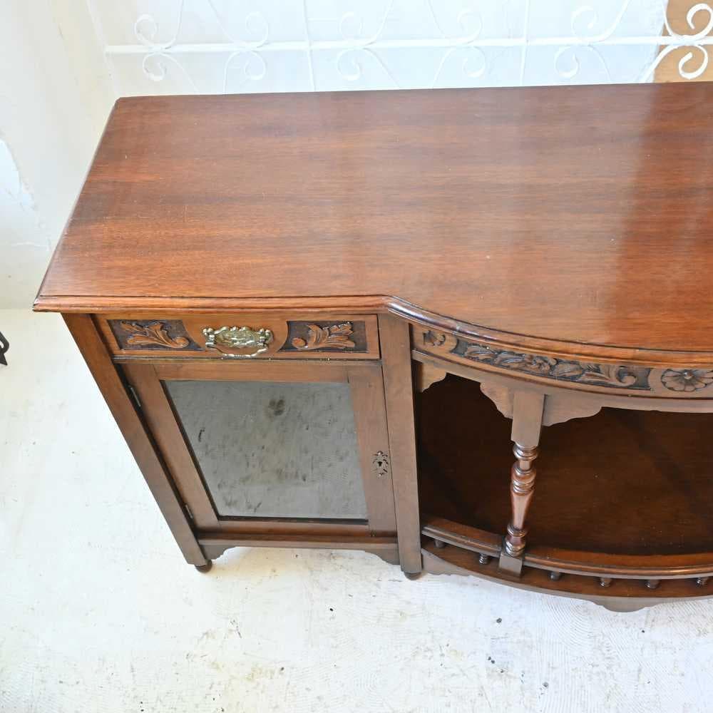 浅*郎様 L3612-91 英国アンティーク マホガニー サイドボード 飾り棚