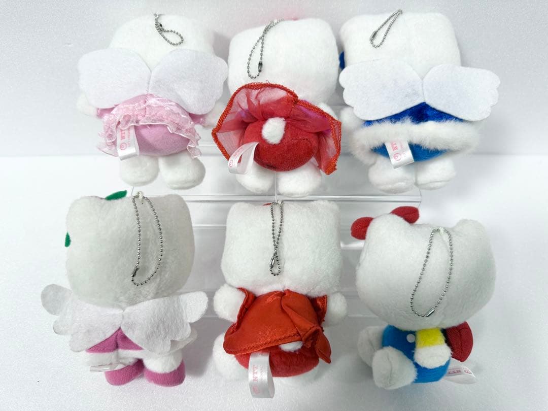 ハローキティ 誕生35周年メモリアル　NTT電報　マスコットぬいぐるみ6体セット