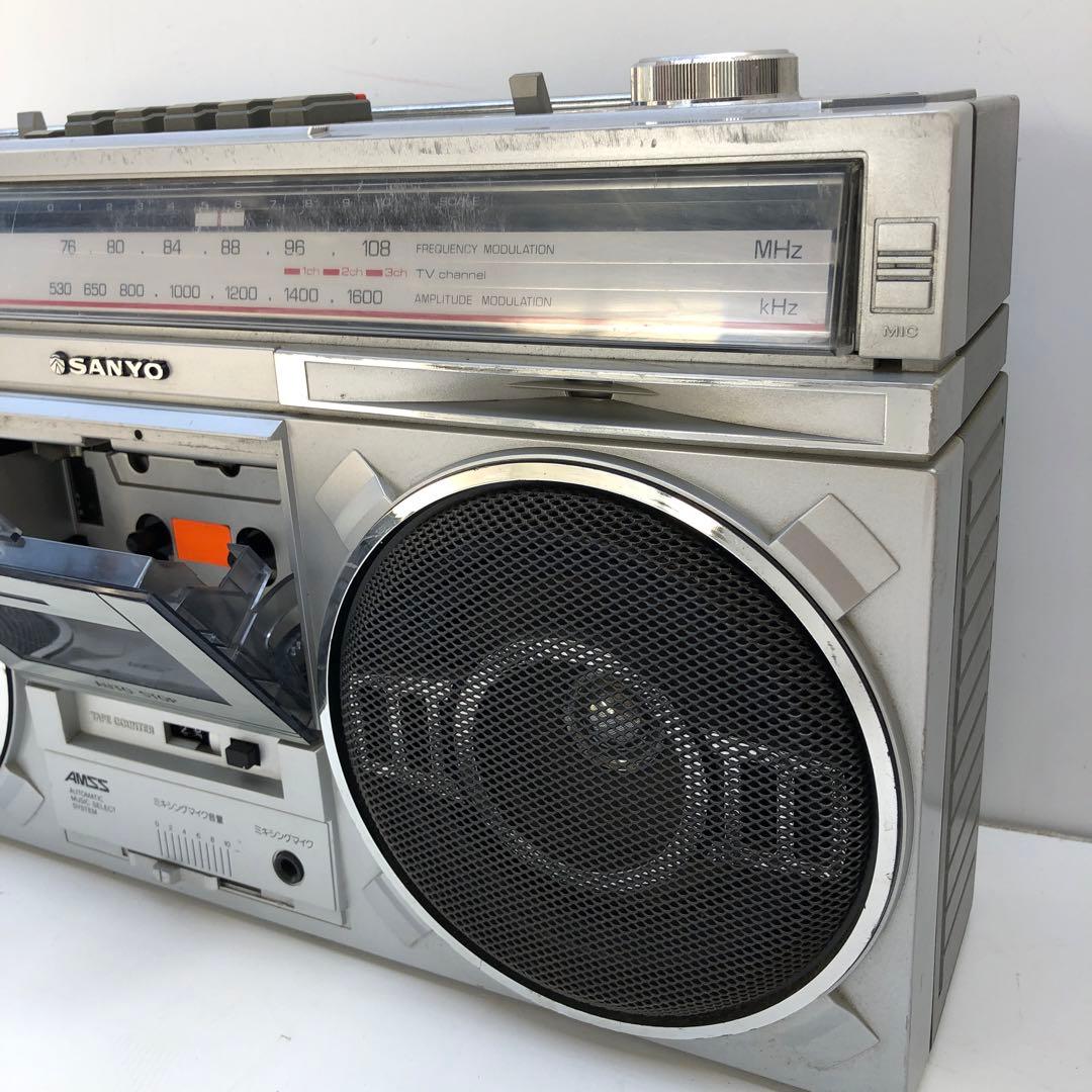 サンヨーMR-X1 ステレオ ラジオカセットレコーダー 動作訳あり(D162)