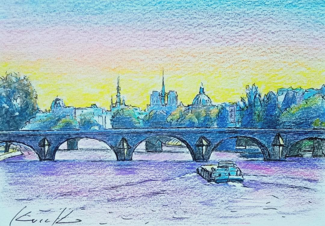 GV147★原画を飾る！！★師：平山郁夫★東京芸大卒★高級新品額装、フック付き！