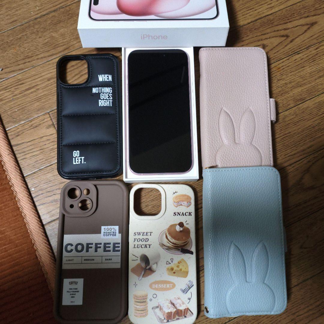 【美品】iPhone15 128GB　SIMフリー おまけ付き