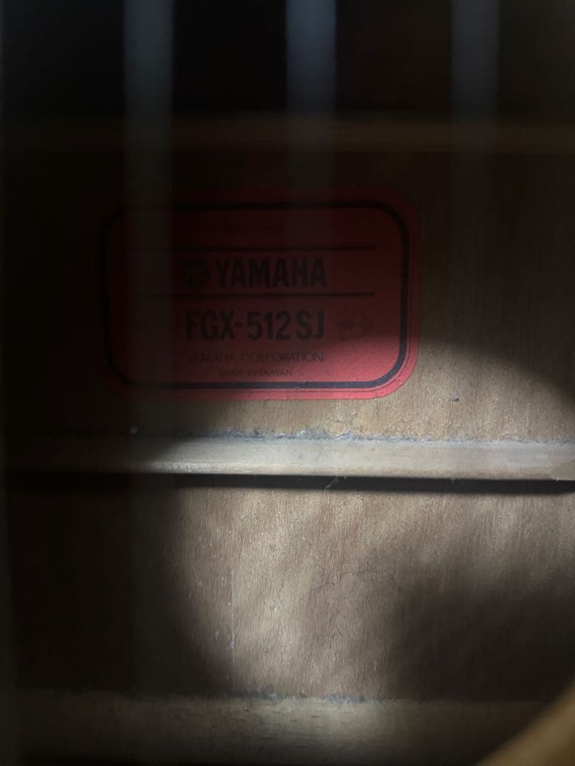 エレアコ　YAMAHA FGX-512 SJ 　アコギ　ヤマハ　ソフトケース付き