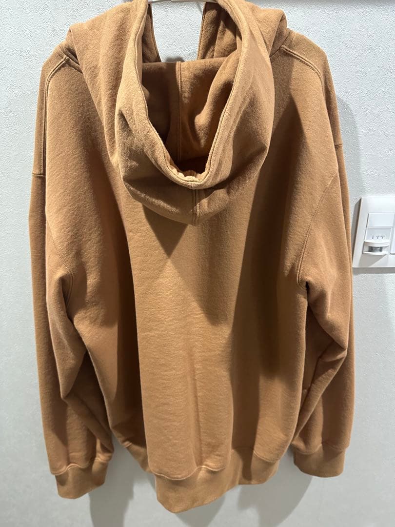 Supreme ベージュ ジップアップパーカー